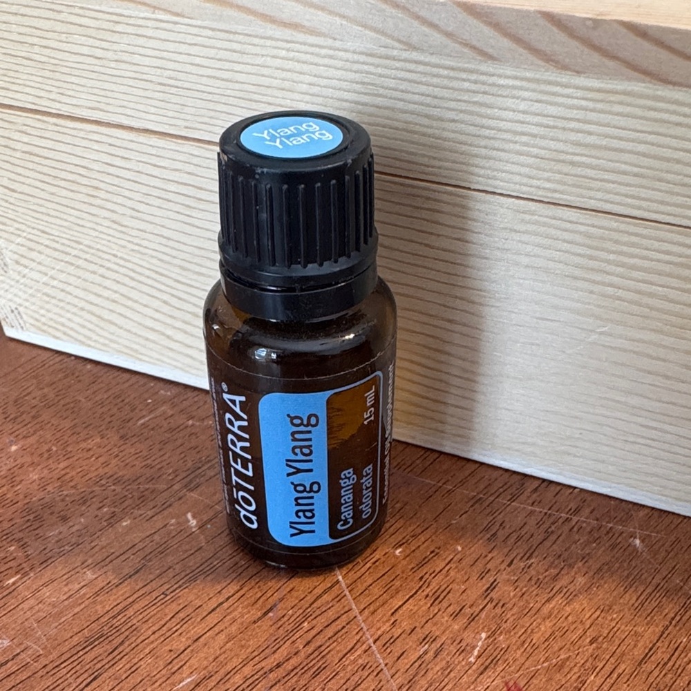 doTERRA Ylang Ylang Essential Oil with Blue and Brown Label